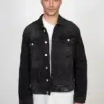 LASER LOGO JEANS JACKET G008