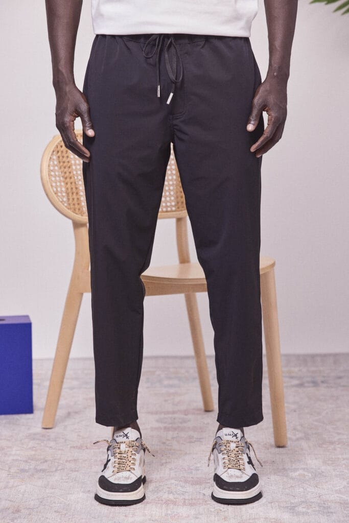 ELEGANT BASIC PANTS P036 BLACK