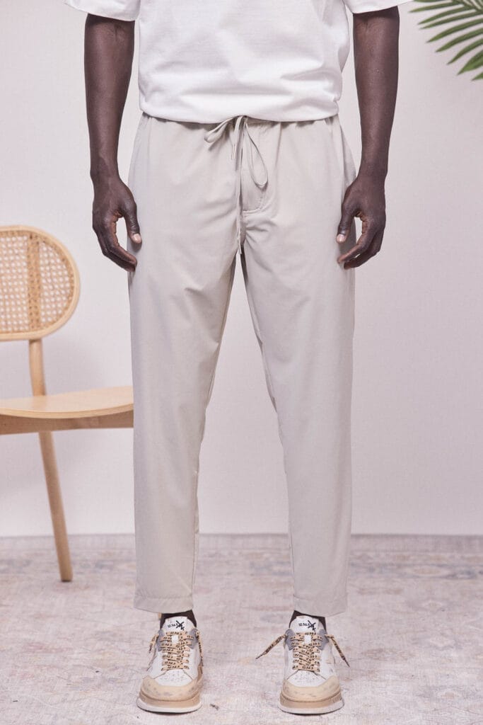 ELEGANT BASIC PANTS P036 STONE