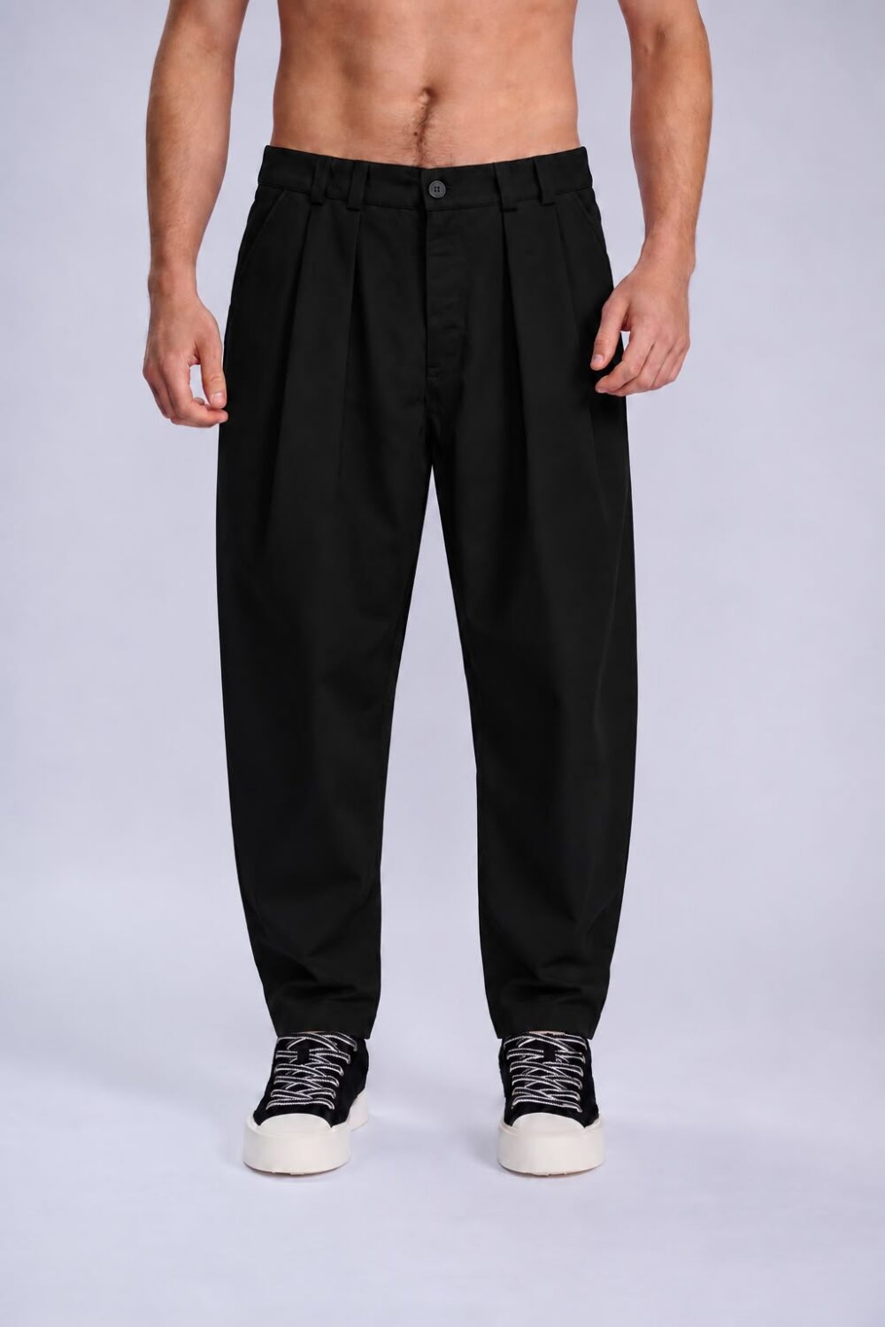 PI261032 TAILORED BARREL PANTS