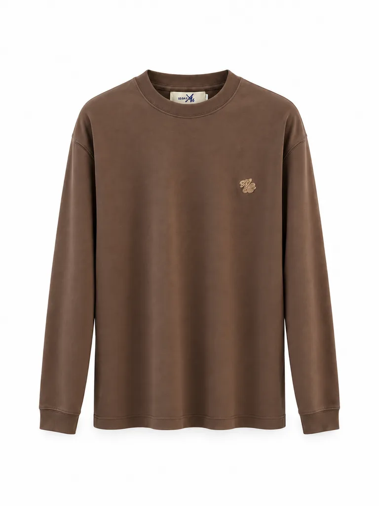 SIGNATURE LONG-SLEEVE OVERSIZED T-SHIRT LSS261100