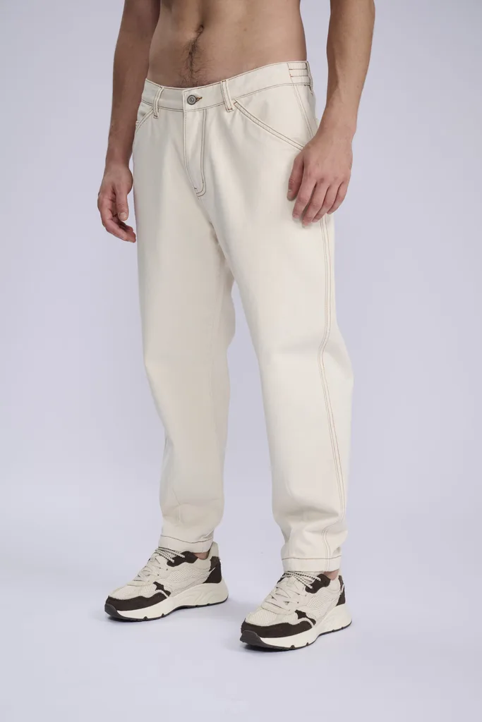 STITCHED DETAIL CARPENTER JEANS J261010