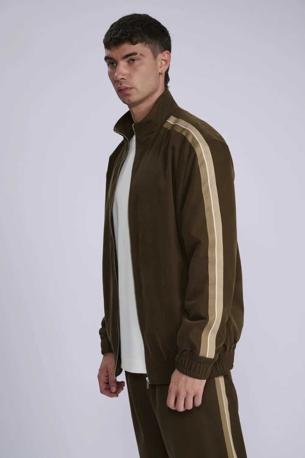 LUXURY STRIPED TRACK JACKET JC261012