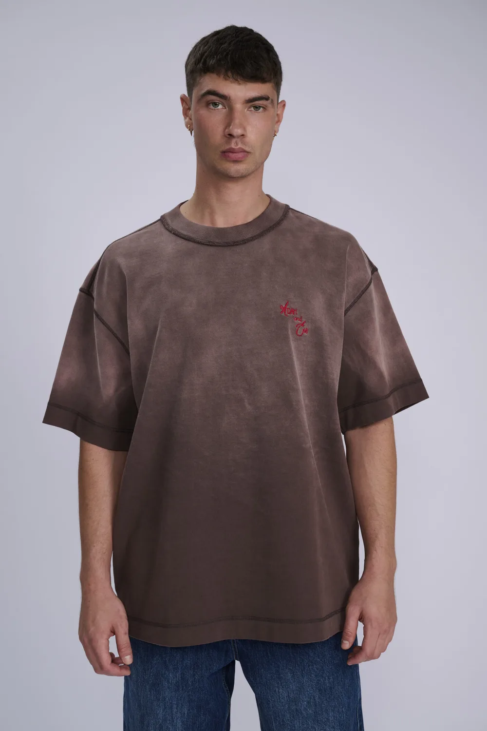 FORBIDDEN APPLE OVERSIZED T-SHIRT T261005