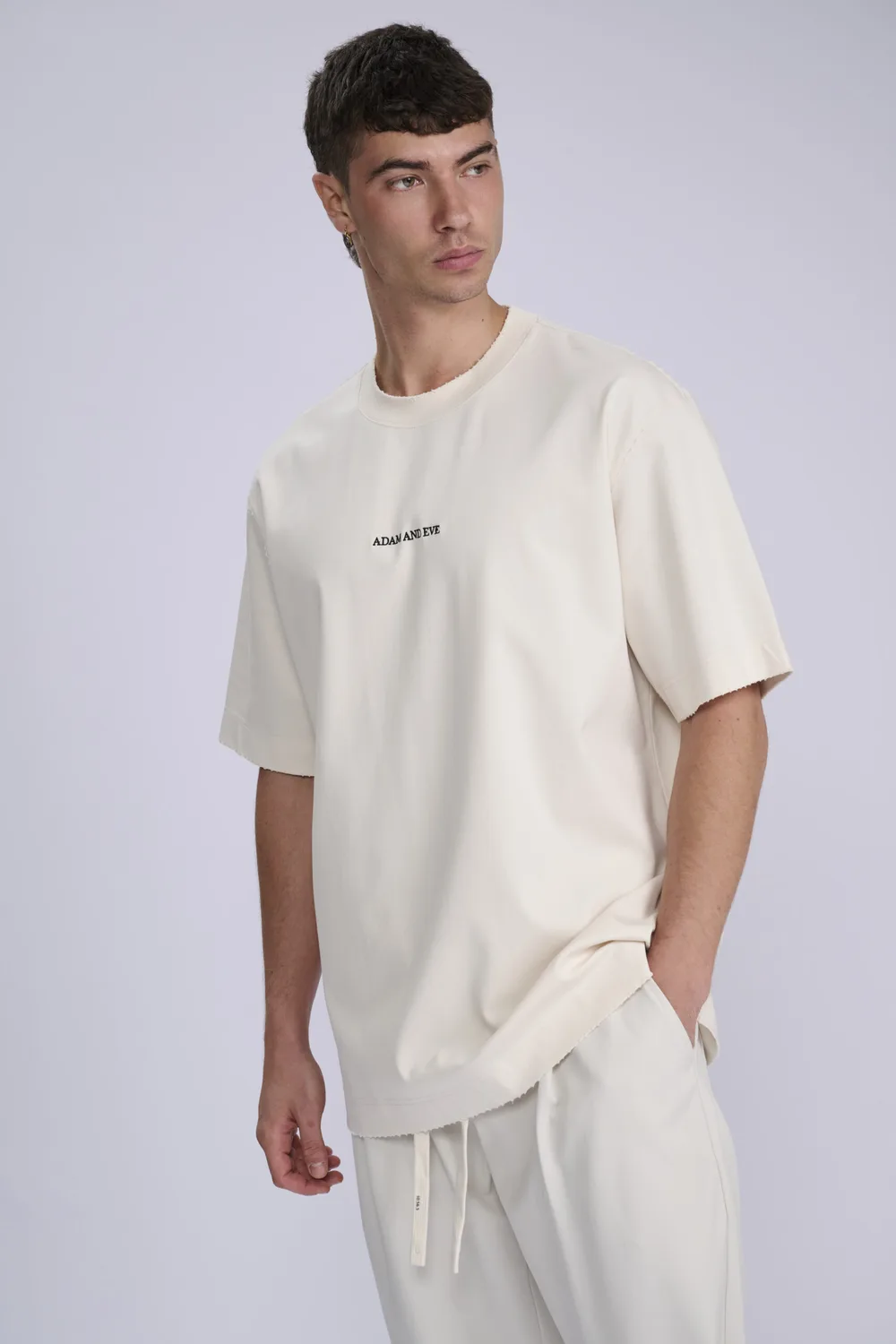MER T261017 ADAM AND EVE OVERSIZED T-SHIR
