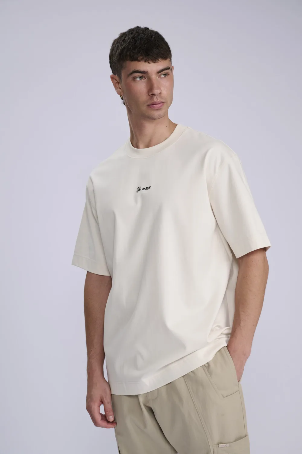 MER T261032 ADAM AND EVE BOTANICAL OVERSIZED T-SHIRT